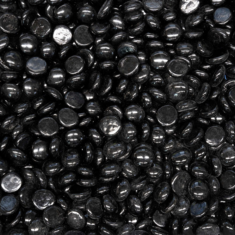 The Outdoor Plus, 25lb Black Pebbles 3/4" | OPT-PBBLK