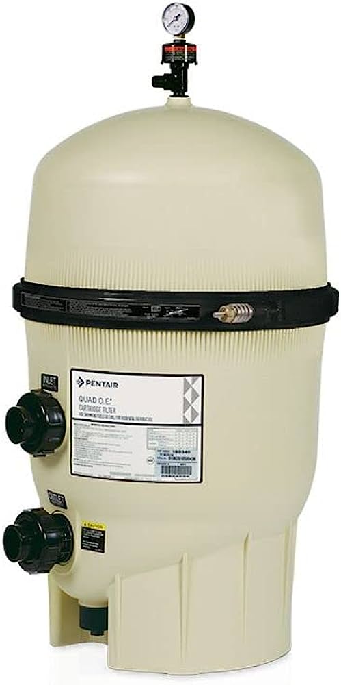 Pentair Quad DE High Flow Filter | 100 Sq Ft | 160 GPM | EC-188594