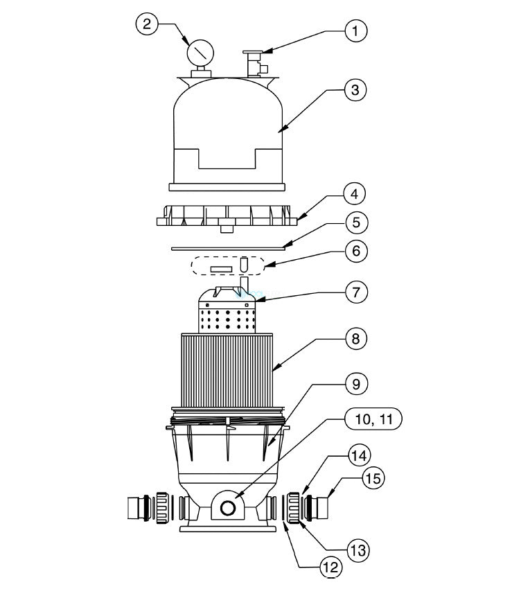 Pentair Clean & Clear Cartridge Filter | 200 Sq. Ft. | EC-160318