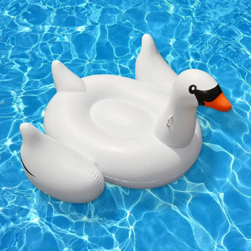 Swimline Swimming Pool Inflatable Ride-On 75-Inch Swan Pool Float