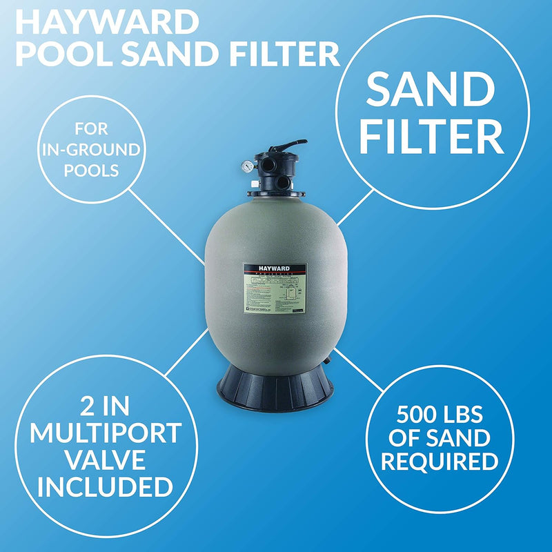 Hayward ProSeries® 30" Top-Mount w/ Valve Pool Filter | W3S310T2