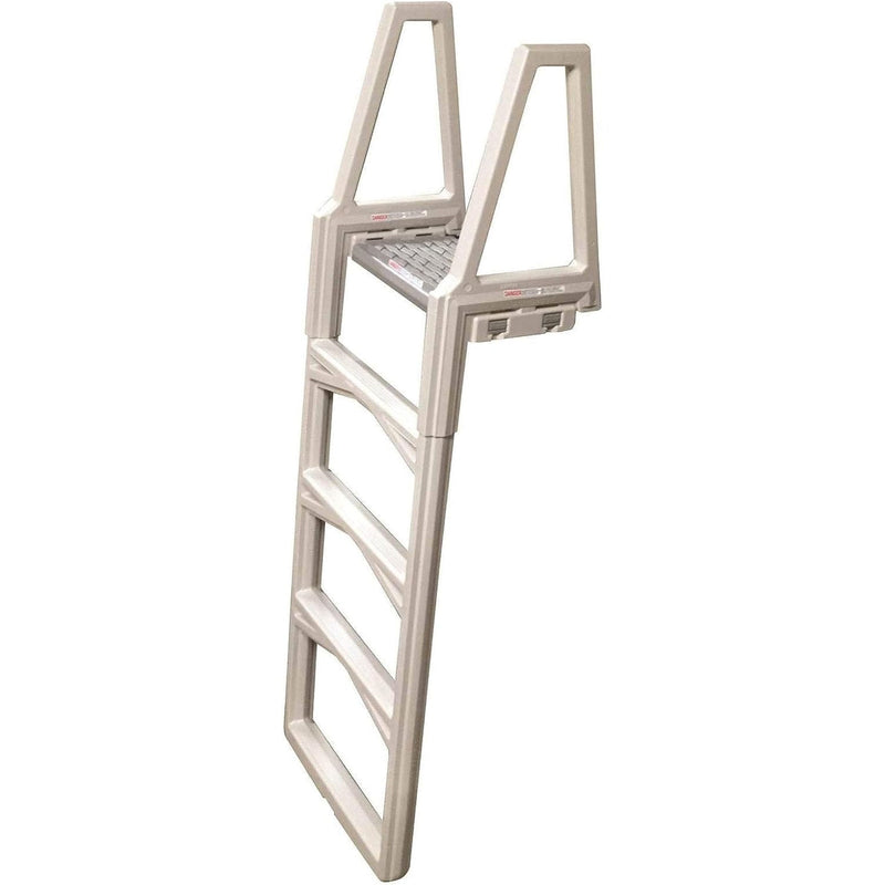 Confer Plastics Sturdy 46 to 56 Inch Adjustable Above Ground Swimming Swimming Pool Ladder | 63552X