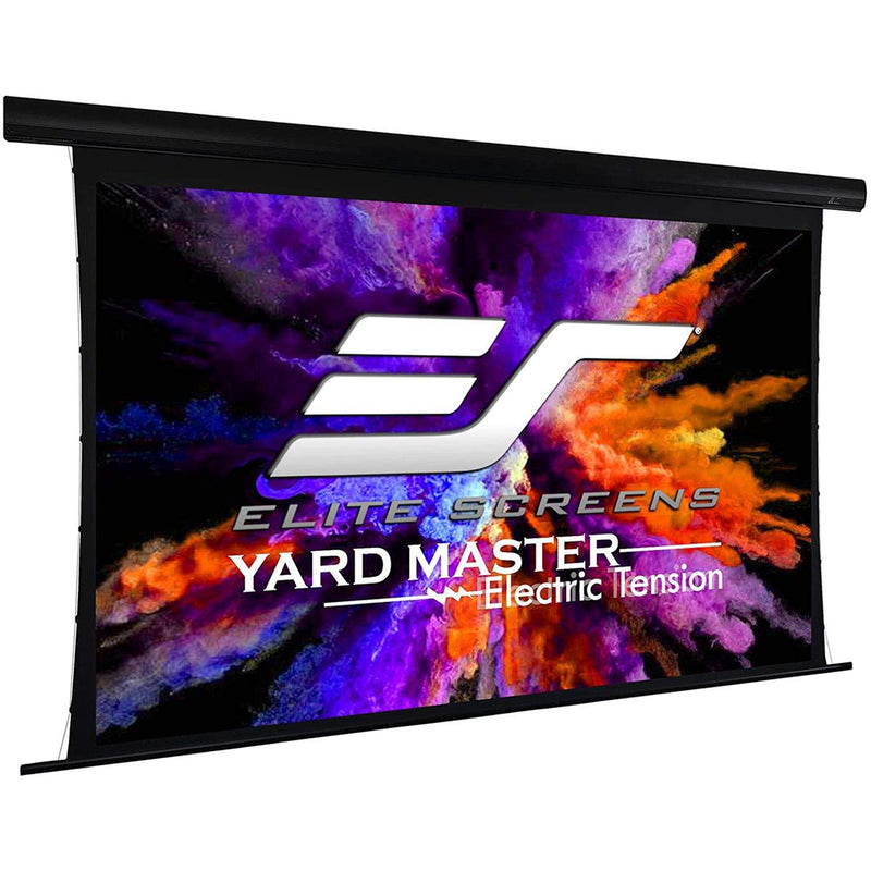 Elite Screens Yard Master Tension Series WraithVeil Dual 150" 16:9 Electric Motorized Outdoor Front/Rear Projection Movie Screen | OMS150HT-ELECTRODUAL