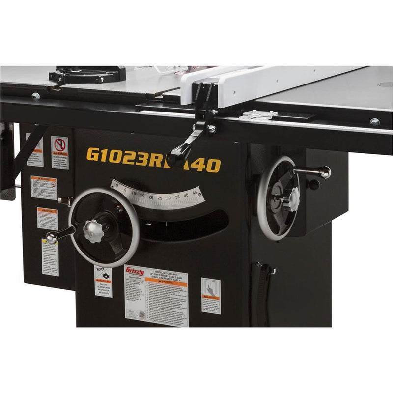 Grizzly 10" 240V Cabinet Table Saw - 40th Anniversary Edition - G1023RLA40