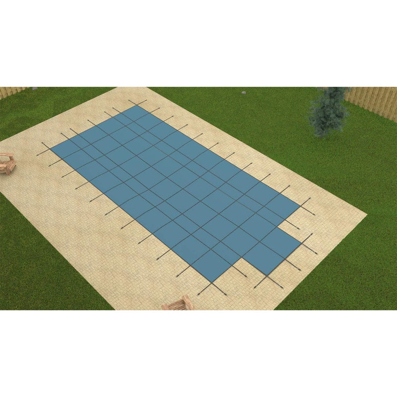 GLI 18 x 36-Feet Rectangle Solid Winter In Ground Swimming Pool Cover | 45-1836RE-EST-5-BX