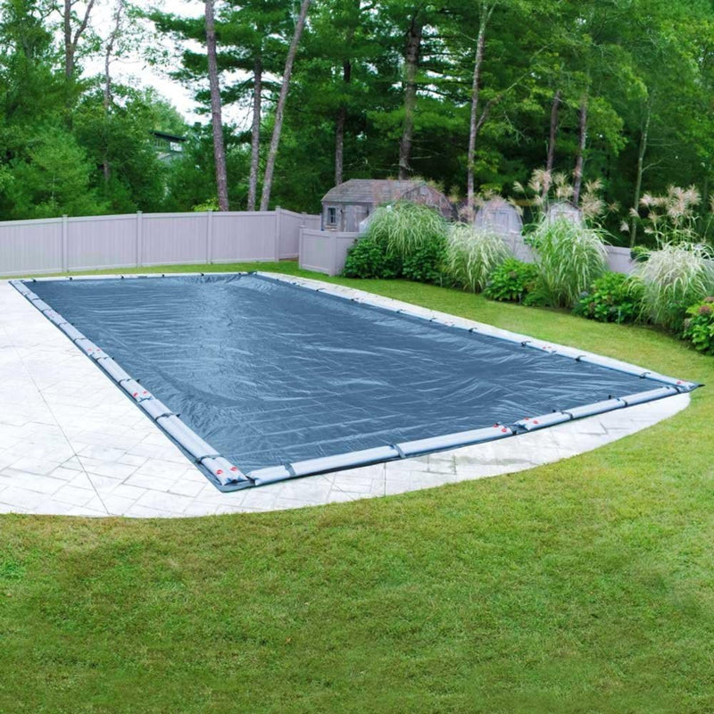 GLI 25 X 50-Feet Rectangle Classic Solid In Ground Swimming Pool Cover | 45-2550RE-CLA-5-BX