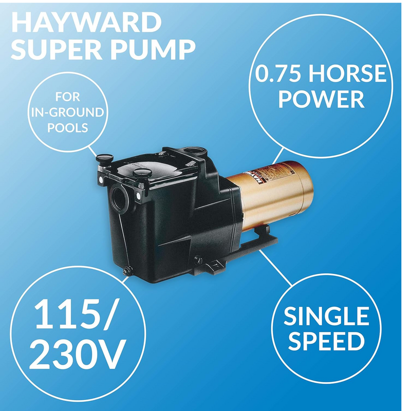 Hayward 3/4 HP Super Pump® Pool Pump | W3SP2605X7