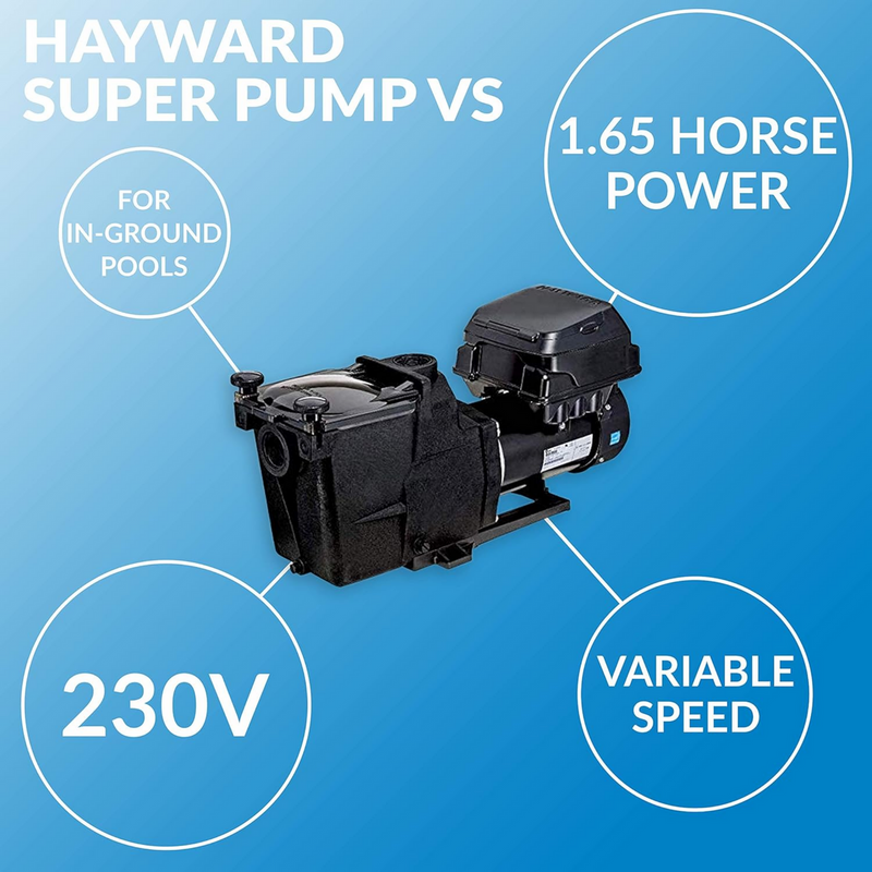 Hayward Super Pump® VS 1.65HP Pool Pump | W3SP2603VSP