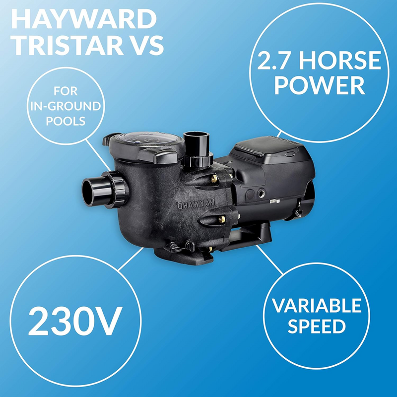 Hayward TriStar® VS 2.7 Pool Pump | W3SP3206VSP