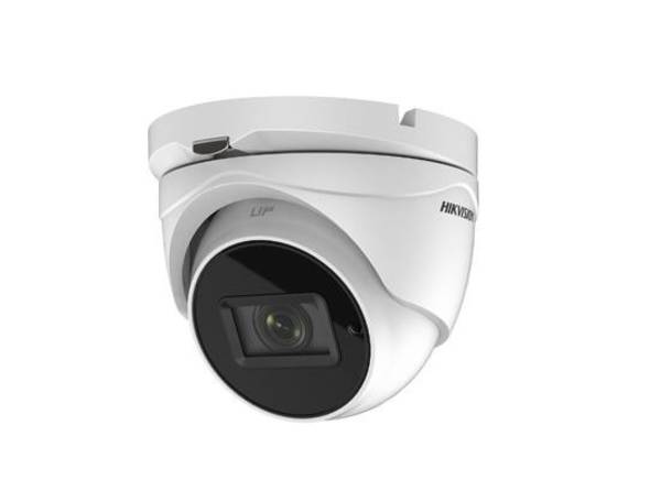 Hikvision TurboHD 5MP Outdoor Smart IR Turret Analog Camera, 2.8mm Fixed Lens, White | DS-2CE78H0T-IT3F (2.8MM)