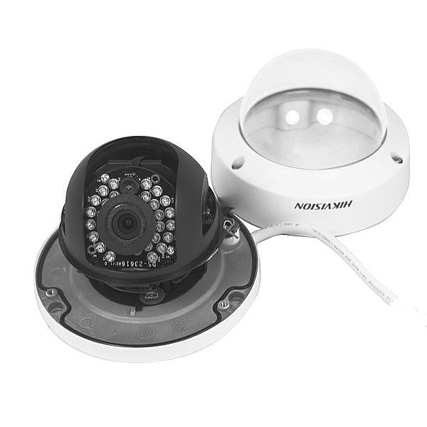 Hikvision Value Express Series 4MP Outdoor IR Dome IP Camera, 2.8mm Fixed Lens, White | ECI-D14F2 (2.8MM)