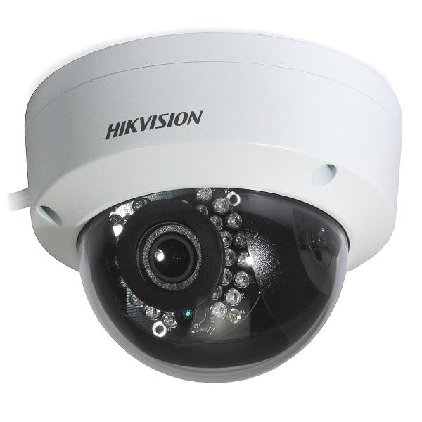 Hikvision Value Express Series 4MP Outdoor IR Dome IP Camera, 2.8mm Fixed Lens, White | ECI-D14F2 (2.8MM)