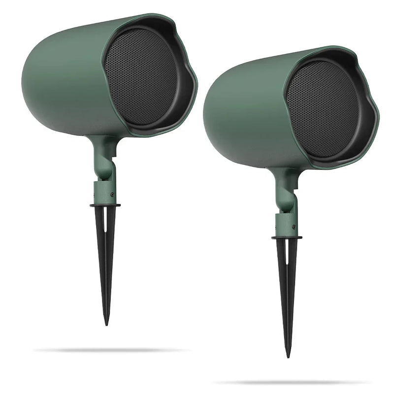 JBL Professional 6" Coaxial Ground-Stake Landscape Loudspeaker, Green | JF-JBLGSF6GN