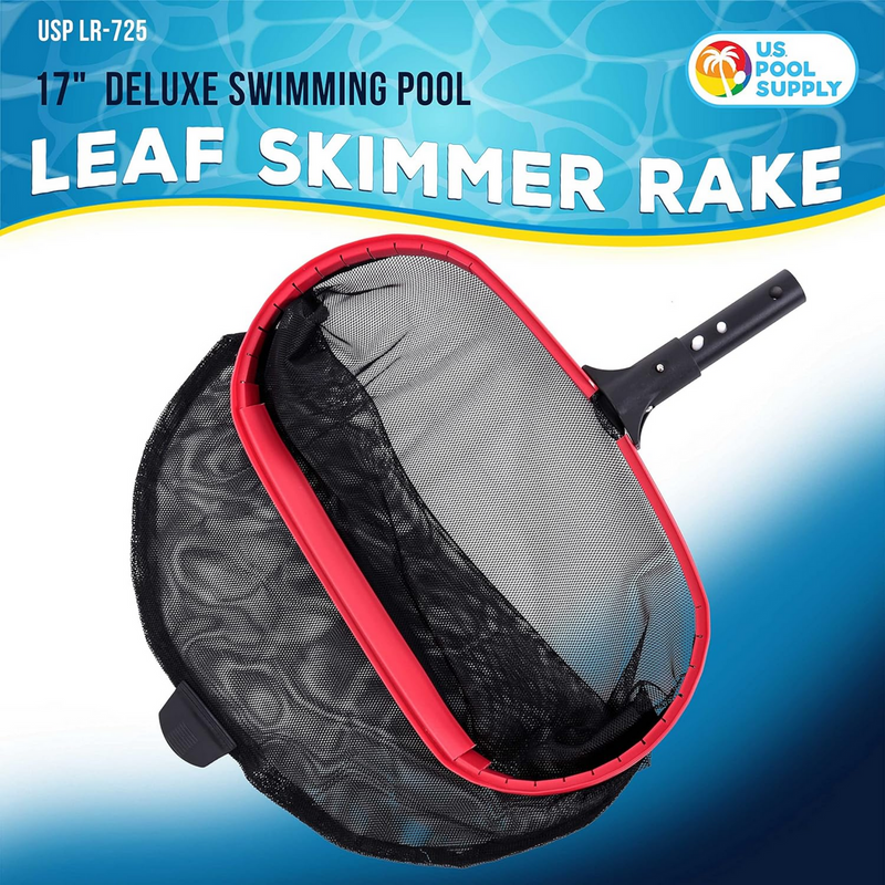 Jed Pool JED40382 Deluxe Deep Leaf Rake Swimming Pool Skimmer