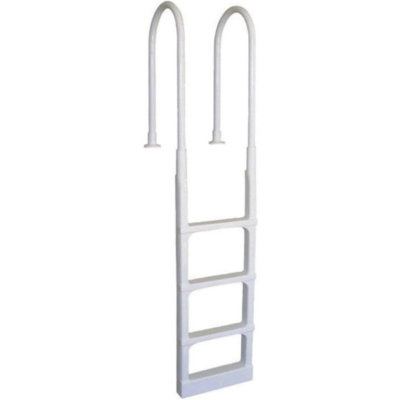 Main Access ProSeries in-Swimming Pool Deck Ladder for 48-54 Inch Above Ground Swimming Swimming Pools | White | 200300