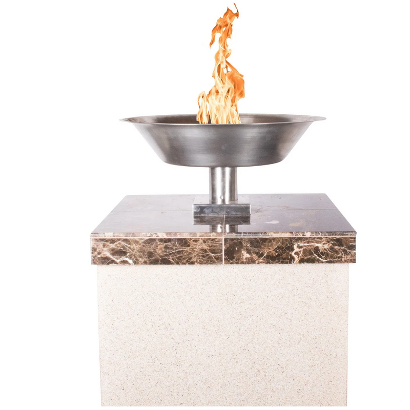 The Outdoor Plus 22" Square Granada Fire Pit Ornament - Aluminum - | OPT-FTWRTOP-NG