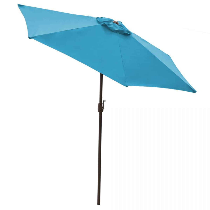 Panama Jack 9ft Diameter Aluminum Crank Umbrella Teal Fabric | PJO-6001-TEAL