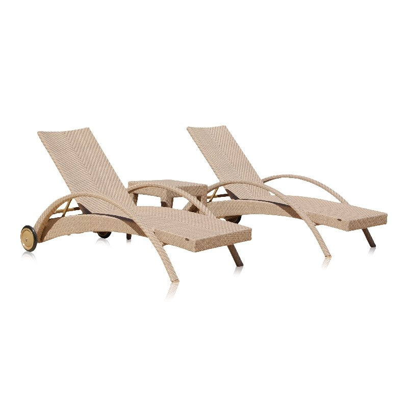 Panama Jack Austin Collection 3 Piece Chaise Lounge | PJO-3801-NAT-3CL