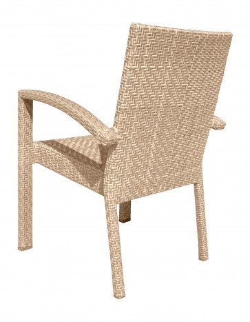 Panama Jack Austin Collection Stackable Armchair | PJO-3801-NAT-AC