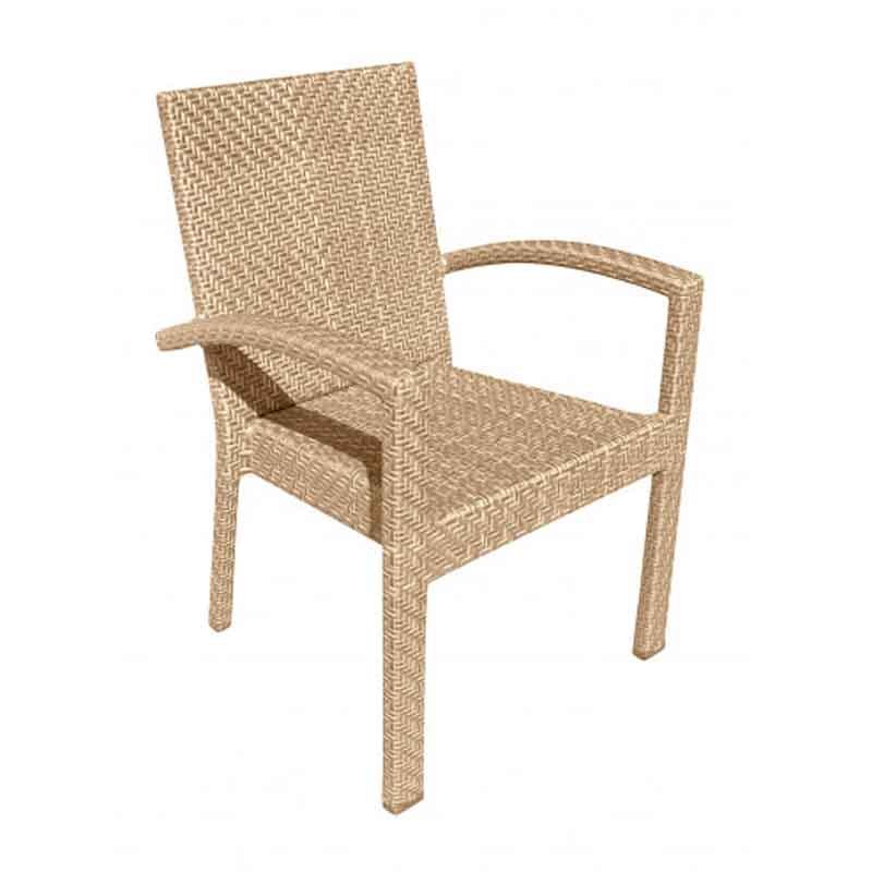 Panama Jack Austin Collection Stackable Armchair | PJO-3801-NAT-AC