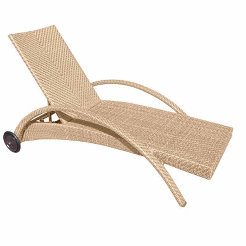 Panama Jack Austin Collection Stackable Chaise Lounge Chair | PJO-3801-NAT-CL