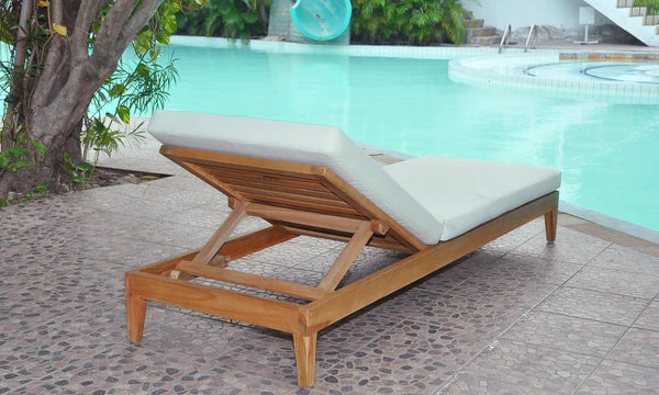 Panama Jack Bali Teak Collection Chaise Lounge | PJO-3601-NAT-CL