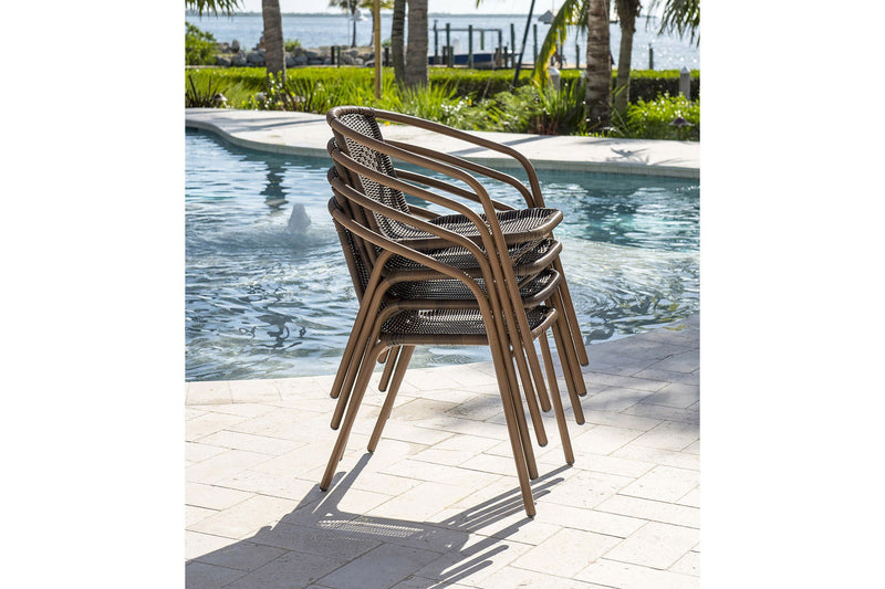 Panama Jack Café Collection Stackable Armchair | PJO-9001-ESP-AC