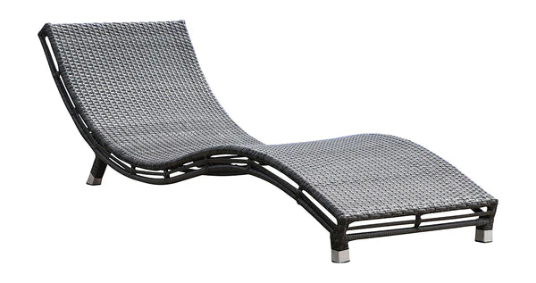 Panama Jack Graphite Collection Curve Chaise Lounge  | PJO-1601-GRY-CC