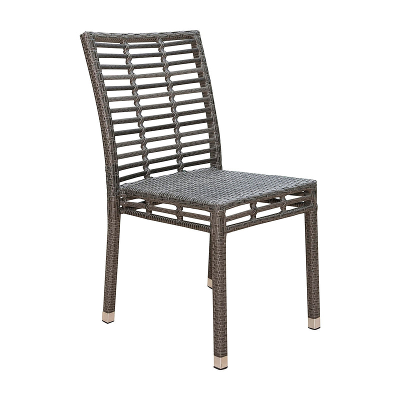 Panama Jack Graphite Collection Stackable Side Chair | PJO-1601-GRY-SC