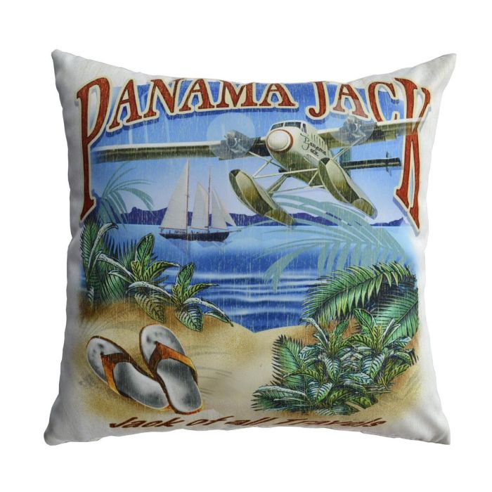 Panama Jack Jack of All Travels Throw Pillow (Set of 2) | PJO-9001-JAT-TP