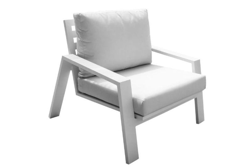 Panama Jack Mykonos Collection 4 Piece Seating Set | PJO-2401-WHT-4PS