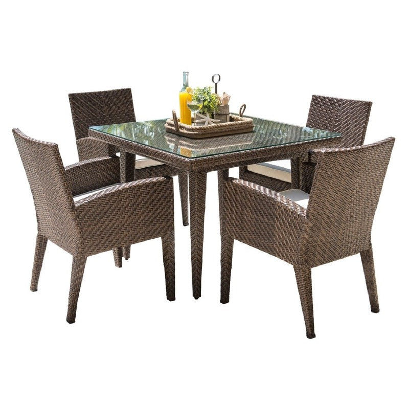 Panama Jack Oasis Collection 5 Piece Side Chair Dining Set | PJO-2201-JBP-5DA