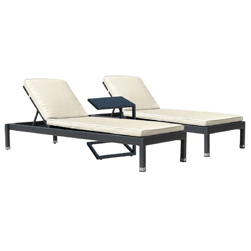 Panama Jack Onyx Collection 3 Piece Chaise Lounge  | PJO-1901-BLK-3CL