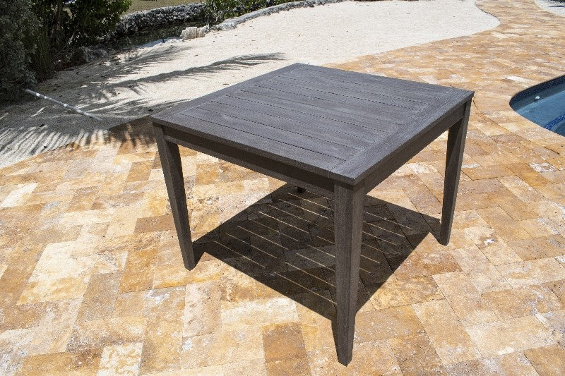 Panama Jack Poolside Collection 36" Square Dining Table 36 x 36 x 30 | PJO-2701-GRY-SQ