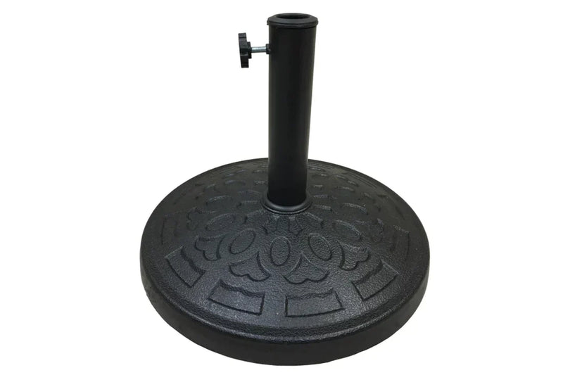 Panama Jack Round Resin "Dining Table" Umbrella Base | PJO-6001-ESP-RB