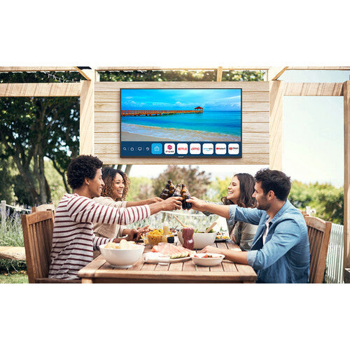 Peerless-AV 65" Neptune Partial Sun Series 4K HDR Outdoor Smart TV and Outdoor Tilting Wall Mount | NT653