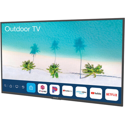 Peerless-AV 65" Neptune Partial Sun Series 4K HDR Outdoor Smart TV and Outdoor Tilting Wall Mount | NT653