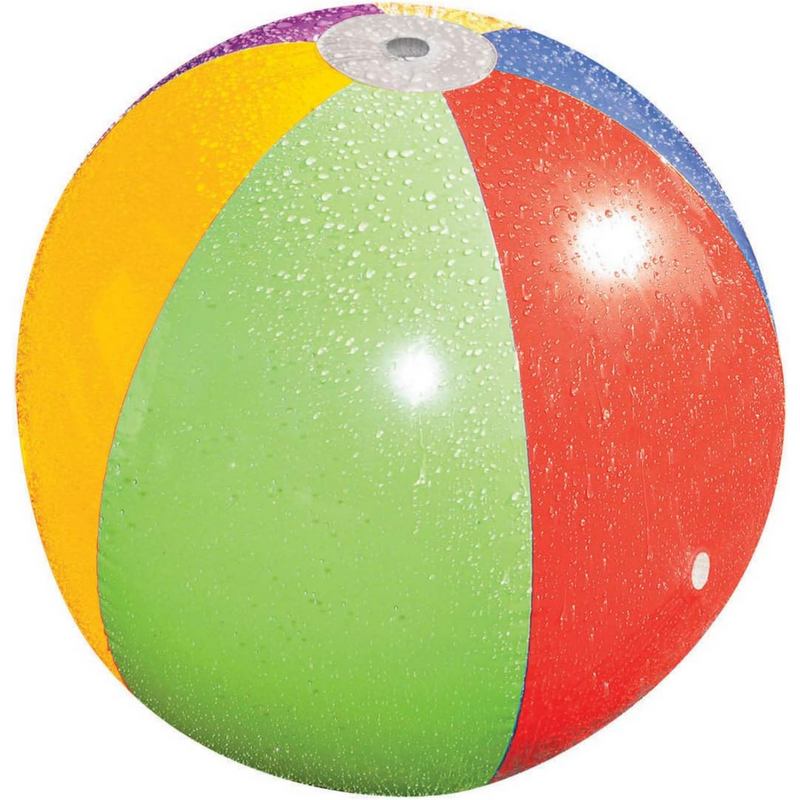 Poolmaster PM81188 24-Inch Splash and Spray Beach Ball Sprinkler Water Toy