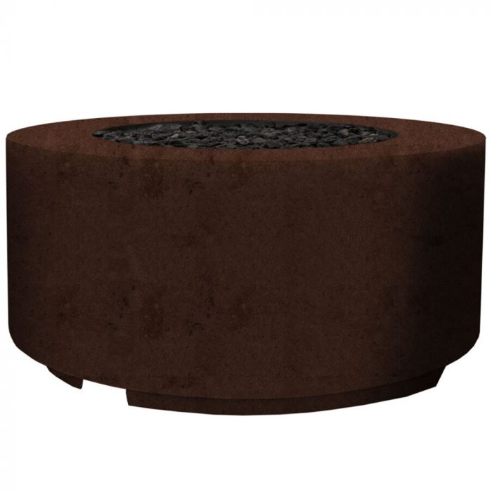 Prism Hardscapes Cilindro 36-Inch Concrete Round Outdoor Fire Pit Bowl