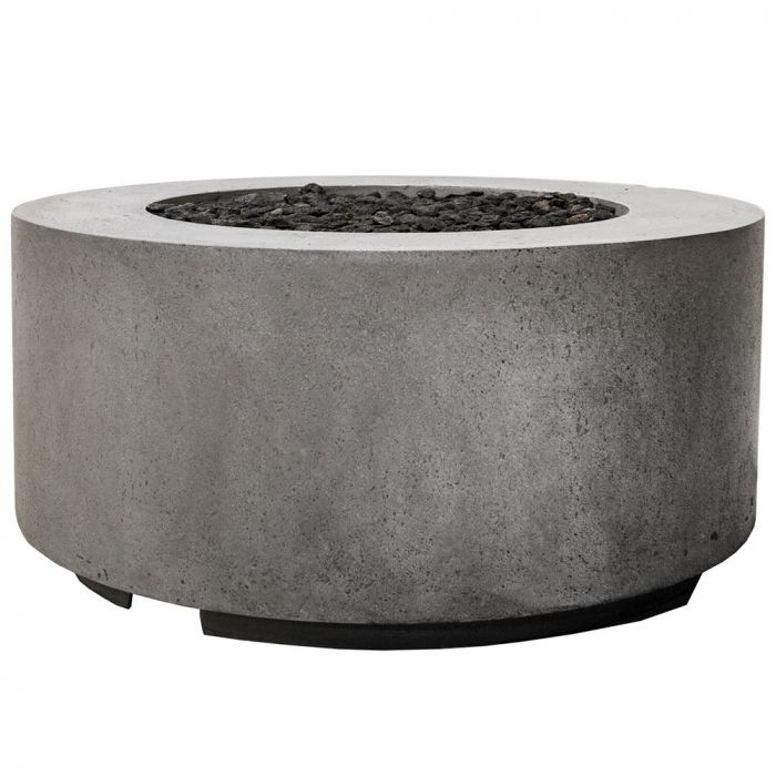 Prism Hardscapes Cilindro 36-Inch Concrete Round Outdoor Fire Pit Bowl