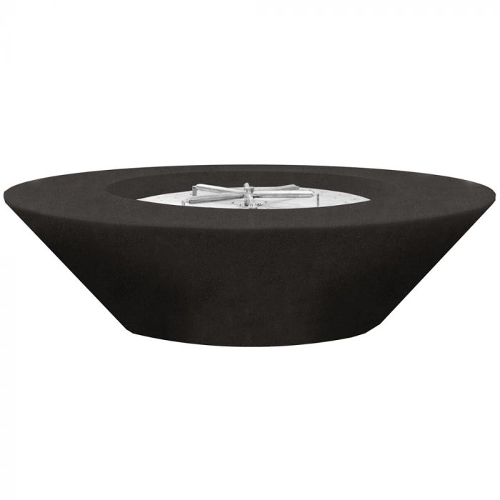 Prism Hardscapes Embarcadero 60-Inch Concrete Round Outdoor Fire Pit Bowl