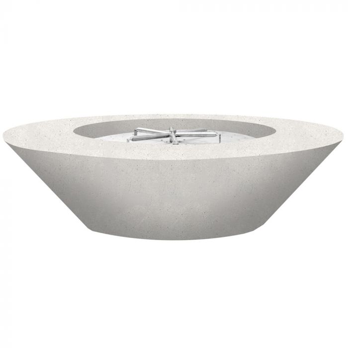 Prism Hardscapes Embarcadero 60-Inch Concrete Round Outdoor Fire Pit Bowl