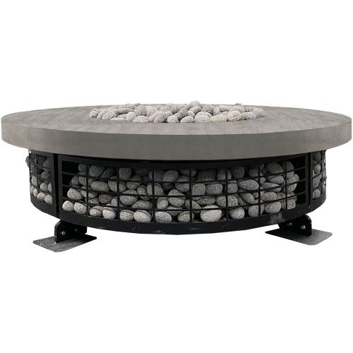 Prism Hardscapes Fuego 54-Inch Concrete - Gas Fire Pit