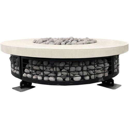 Prism Hardscapes Fuego 54-Inch Concrete - Gas Fire Pit