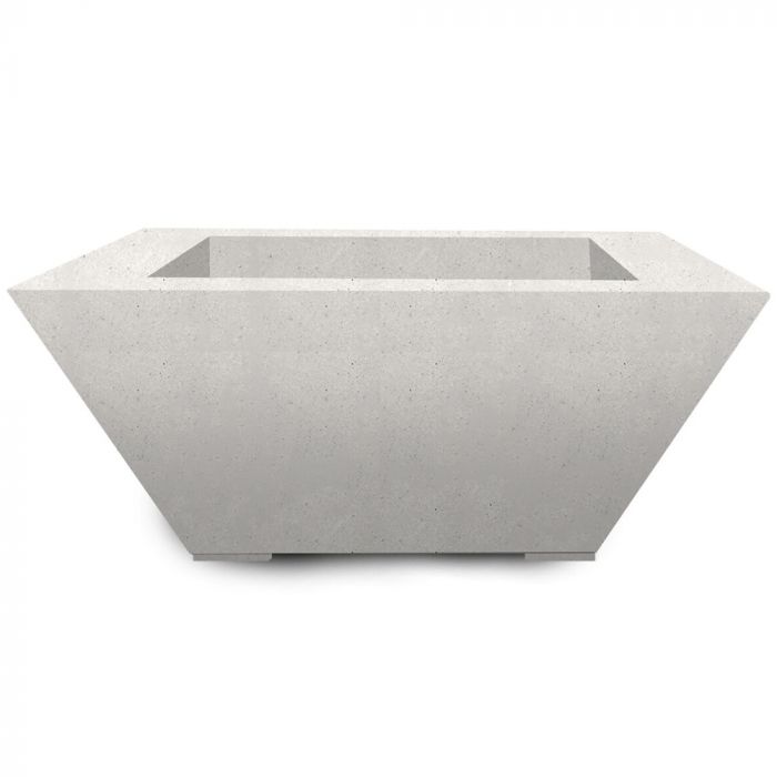 Prism Hardscapes Lombard 40-Inch Concrete Square Fit Pit Table Table