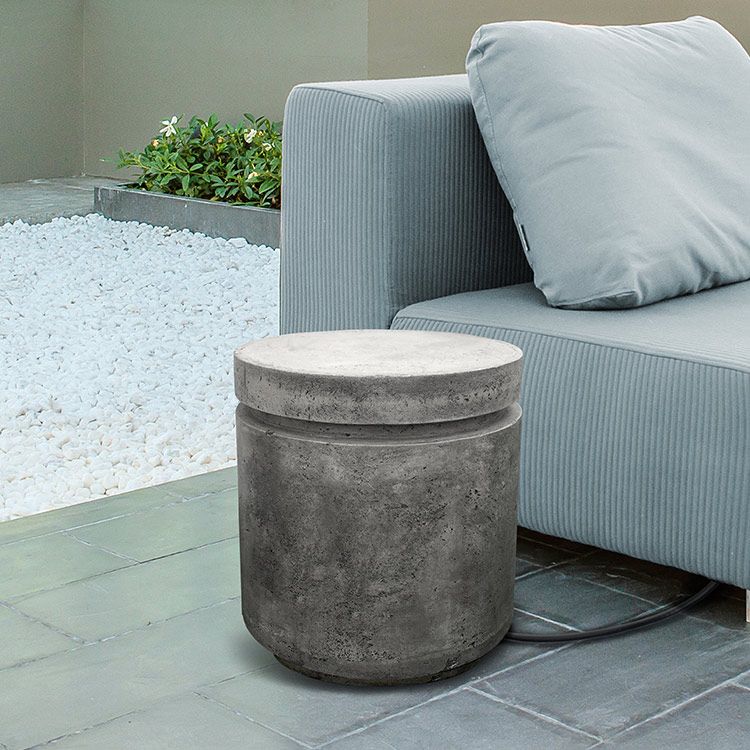 Prism Hardscapes MOD 20-Inch Concrete Round Propane Tank Enclosure