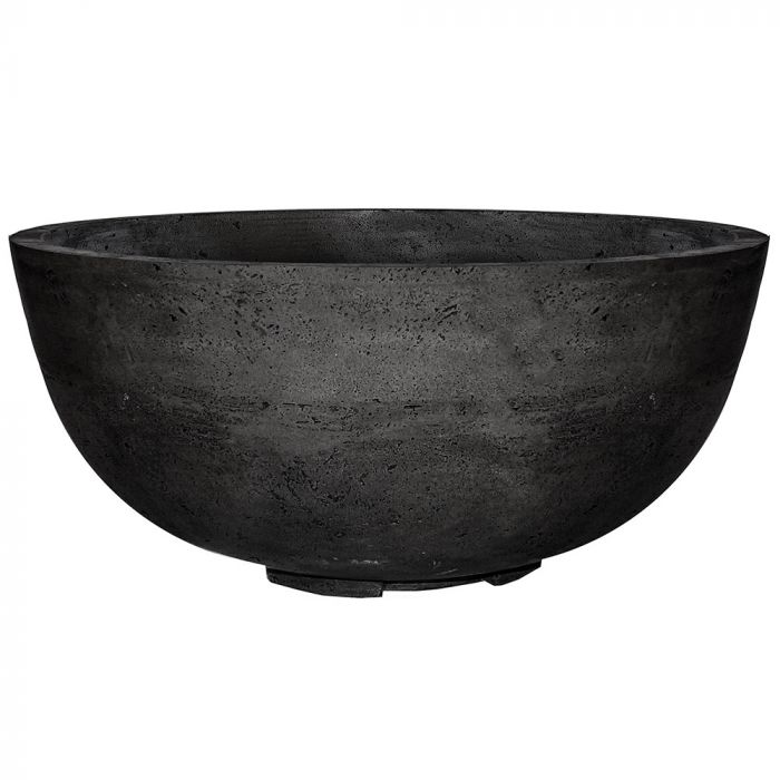 Prism Hardscapes Moderno 1 39-Inch Concrete Round Outdoor Fire Pit Bowl