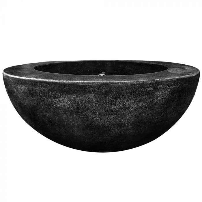 Prism Hardscapes Moderno 5 36-Inch Concrete Round Outdoor Fire Pit Bowl