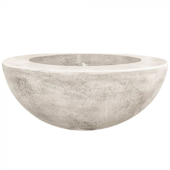 Prism Hardscapes Moderno 5 36-Inch Concrete Round Outdoor Fire Pit Bowl