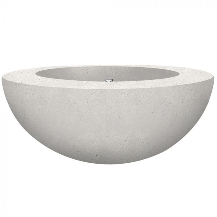 Prism Hardscapes Moderno 5 36-Inch Concrete Round Outdoor Fire Pit Bowl